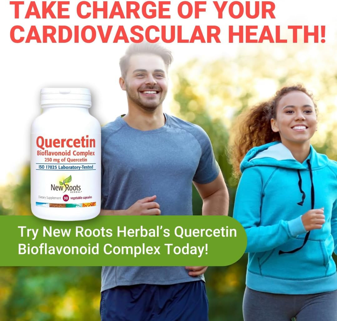 - Quercetin Bioflavonoid Complex 600Mg - 250Mg of Quercetin - 90 Vcaps - Lung Health Supplements - Immune Support Supplement - Lung Support Supplement - Cardiovascular Supplement