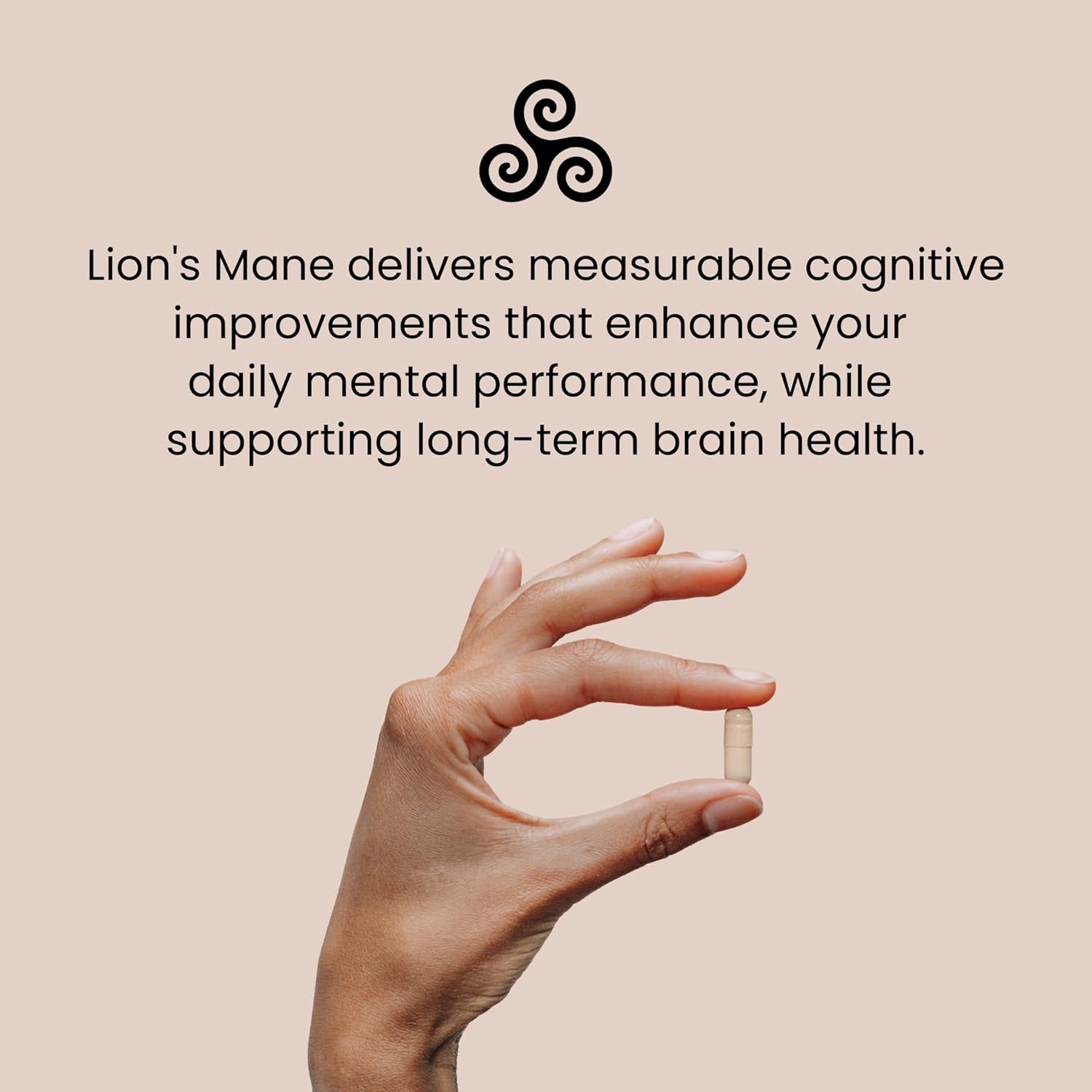 Lions Mane Mushroom Supplement Powder, 100G - Organic Cognitive Support - Best Brain Supplement for Memory
