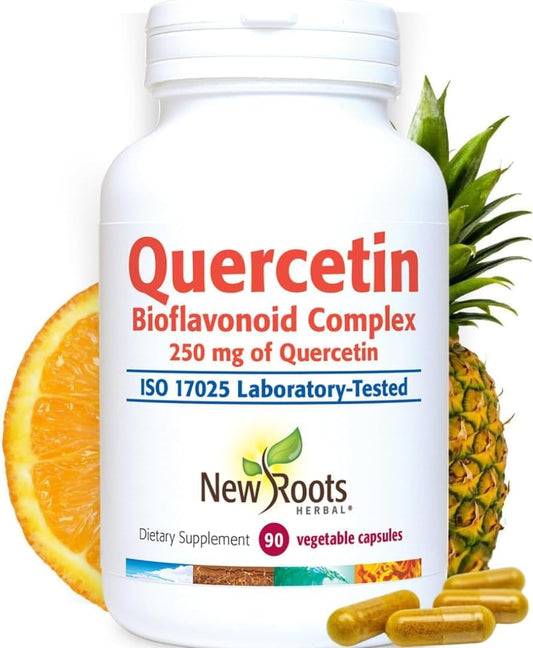 - Quercetin Bioflavonoid Complex 600Mg - 250Mg of Quercetin - 90 Vcaps - Lung Health Supplements - Immune Support Supplement - Lung Support Supplement - Cardiovascular Supplement
