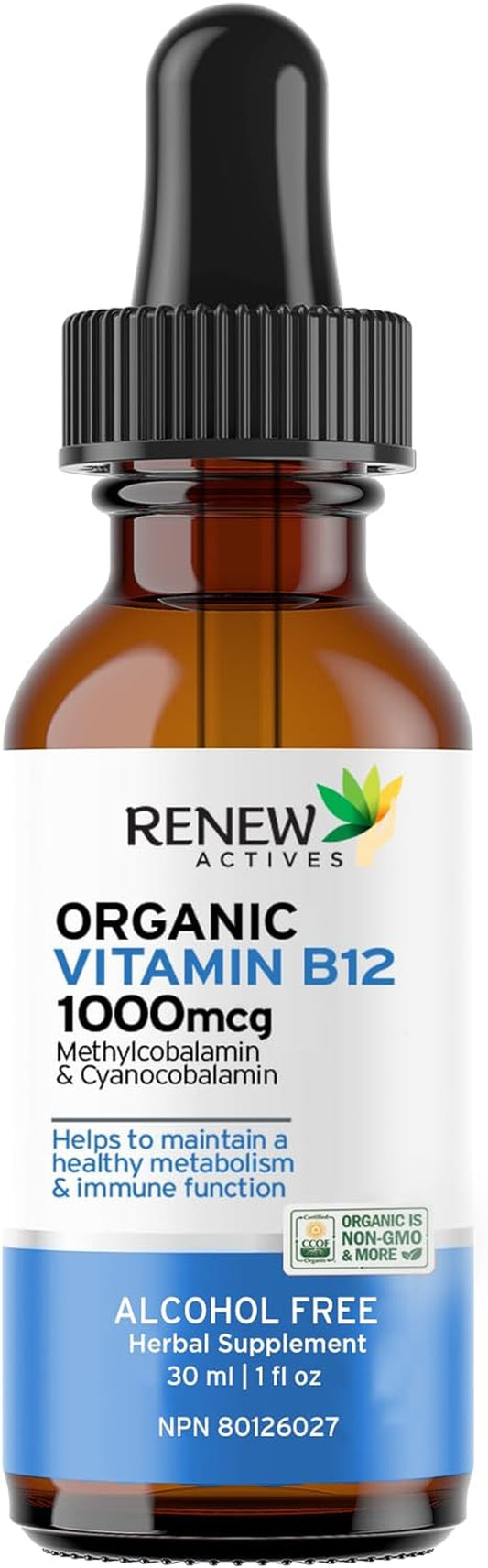 Premium B12 Liquid Extract Supplement - Vegan Drops with High-Potency Complex for Healthy Skin, Strong Nails, Vibrant Hair, & Optimal Immune Functions - Fast-Absorbing 30Ml Formula