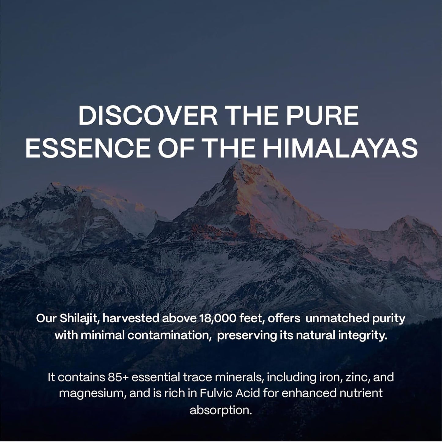 Shilajit Capsules – Pure Himalayan Natural Shilajit for Men and Women, 500Mg per Serving (2 Capsules), Boost Energy and Vitality, 50% Fulvic Acid, Trace Minerals, Immune Support, Vegan Friendly