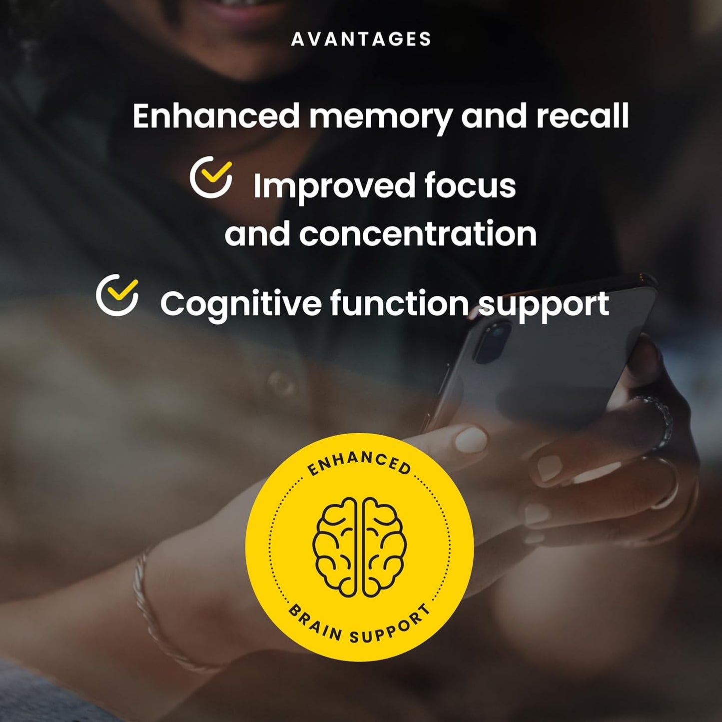 Lions Mane Mushroom Supplement Powder, 100G - Organic Cognitive Support - Best Brain Supplement for Memory
