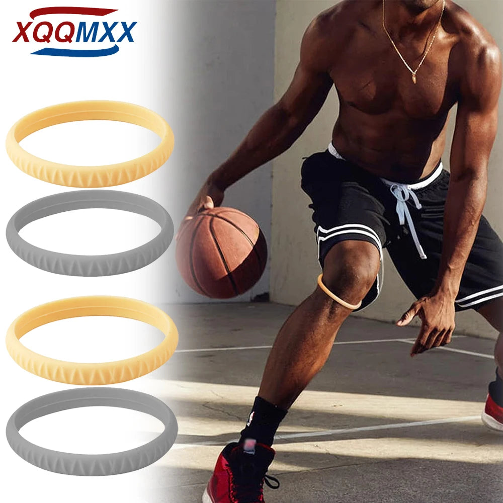 1Pcs Fine Patella Belt Basketball Knee Force Belt Patella Knee Joint Rope Ring Rubber Band Sports Knee Pad Elastic
