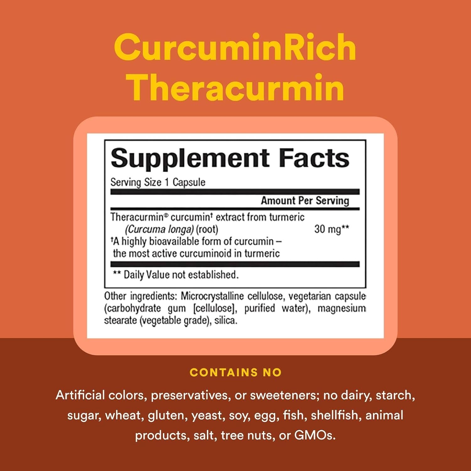 - Curcuminrich Theracurmin 30Mg, Inflammation Support for Joints, Heart, and Circulation, 120 Vegetarian Capsules